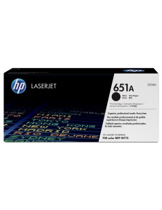Cartucho de tóner original LaserJet 651A negro