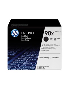 Pack de ahorro de 2 cartuchos de tóner original LaserJet 90X de alta capacidad negro