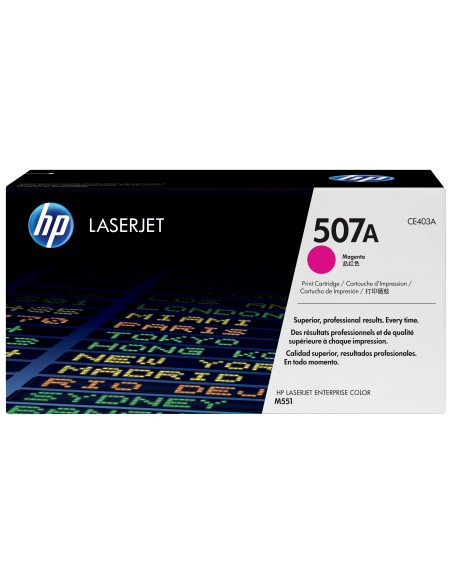Cartucho de tóner original LaserJet 507A magenta