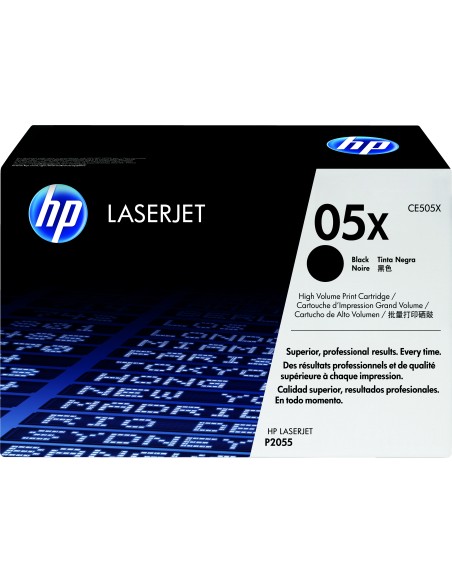 Cartucho de tóner original LaserJet 05X de alta capacidad negro