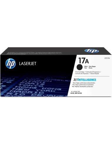 Cartucho de tóner Original LaserJet 17A negro