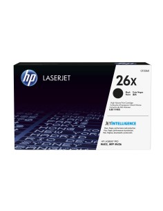 Cartucho de tóner original LaserJet 26X de alta capacidad negro