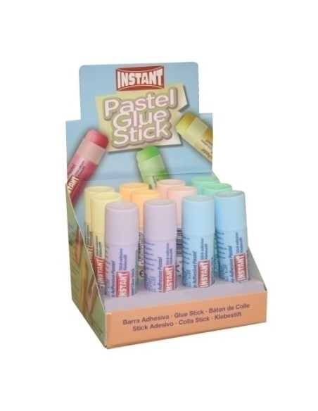 BARRA PEGAMENTO INSTANT PASTEL 20g - Pack de 12 unidades