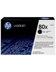 Cartucho de tóner original LaserJet 80X de alta capacidad negro