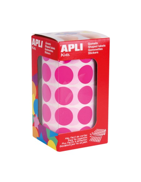 ROLLO GOMETS APLI CIRC. 20MM FUCSIA 16721