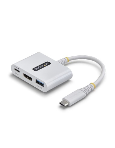 Dock Hub Multipuertos USB Tipo C a HDMI - Adaptador Multipuertos USB-C a HDMI - Carga de 140W - Hub Ladrón USB de 5Gbps - HDMI 4