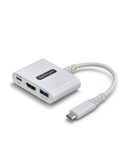 Dock Hub Multipuertos USB Tipo C a HDMI - Adaptador Multipuertos USB-C a HDMI - Carga de 140W - Hub Ladrón USB de 5Gbps - HDMI 4