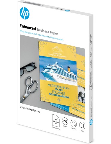 Papel láser brillante profesional de 150 g/m²- 150 hojas/A4/210 x 297 mm