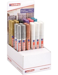 EXP 24 ROTULADOR EDDING 750 SURTIDO MARCADOR PERMANENTE