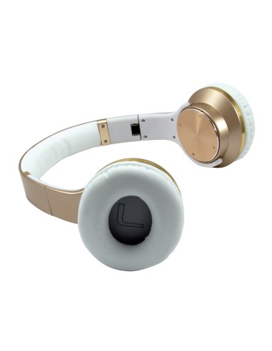 CHSPBTNFCSPKG auricular y casco Auriculares Inalámbrico y alámbrico Diadema Llamadas/Música MicroUSB Bluetooth Oro, Blanco