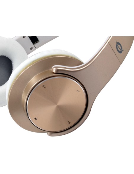 CHSPBTNFCSPKG auricular y casco Auriculares Inalámbrico y alámbrico Diadema Llamadas/Música MicroUSB Bluetooth Oro, Blanco