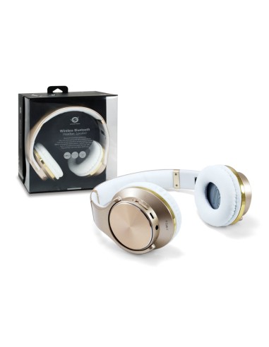 CHSPBTNFCSPKG auricular y casco Auriculares Inalámbrico y alámbrico Diadema Llamadas/Música MicroUSB Bluetooth Oro, Blanco