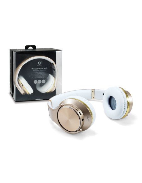 CHSPBTNFCSPKG auricular y casco Auriculares Inalámbrico y alámbrico Diadema Llamadas/Música MicroUSB Bluetooth Oro, Blanco
