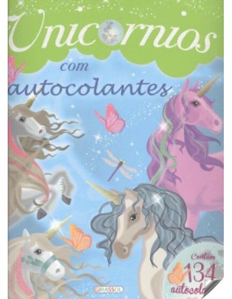 UNICORNIOS COM AUTOCOLANTES