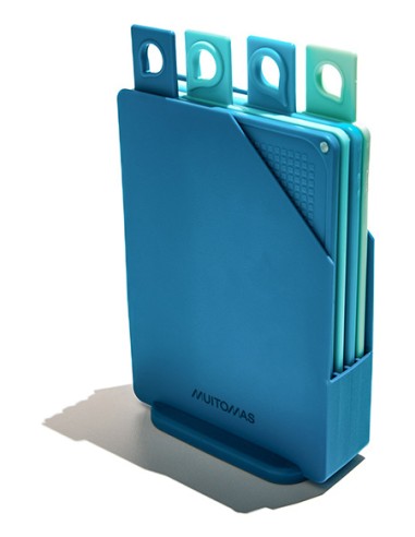 CUTTINGBOARDBL tabla de cocina para cortar Rectangular Silicona Azul