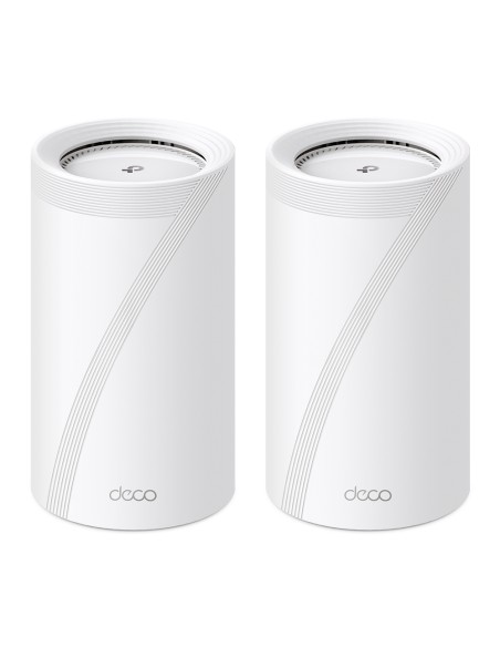 Deco BE85 (2-Pack) Tribanda (2.4 GHz / 5 GHz / 6 GHz) Wi-Fi 7 (802.11be) Blanco 4 Interno