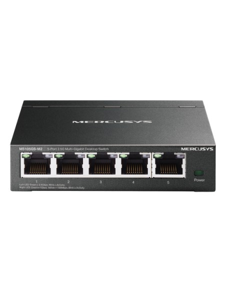 MS105GS-M2 switch No administrado Gigabit Ethernet (10/100/1000) Negro