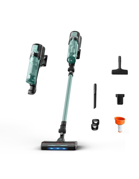 RH1833 Aspiradora escoba Batería Secar Sin bolsa Verde, Gris