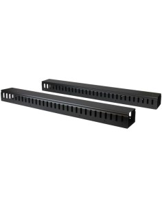 Gestor Organizador Vertical de Cableado con Lengüetas - 0U - 1,8m