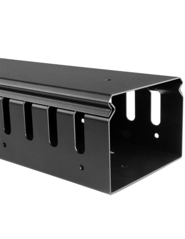 Gestor Organizador Vertical de Cableado con Lengüetas - 0U - 1,8m