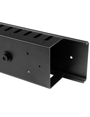 Gestor Organizador Vertical de Cableado con Lengüetas - 0U - 1,8m