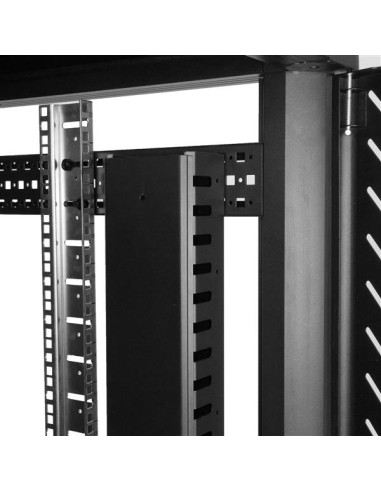 Gestor Organizador Vertical de Cableado con Lengüetas - 0U - 1,8m