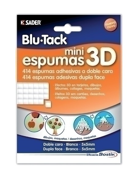 ADHESIVO BLU-TACK MINI ESPUMAS 3D