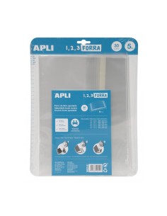 16914 funda para libros y revistas 5 pieza(s) Transparente