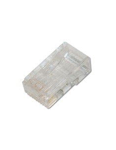 Conector modular CAT 6 para cable redondo, sin apantallar, Conector de paso