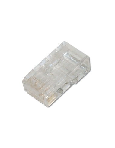 Conector modular CAT 6 para cable redondo, sin apantallar, Conector de paso