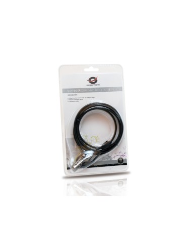 CNBCOMLOCK18 cable antirrobo Negro 1,8 m