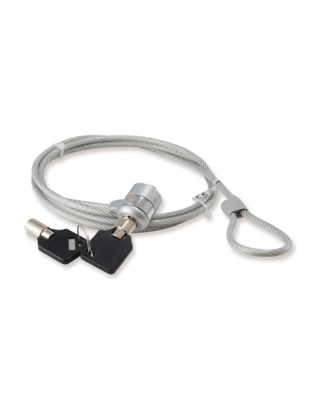 CNBSLOCK15 cable antirrobo Plata 1,5 m