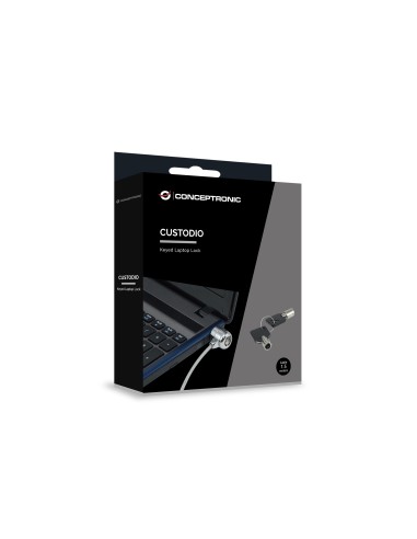 CNBSLOCK15 cable antirrobo Plata 1,5 m