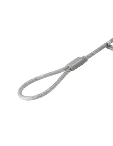 CNBSLOCK15 cable antirrobo Plata 1,5 m