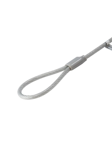 CNBSLOCK15 cable antirrobo Plata 1,5 m
