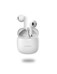 AURICULARES BLUETOOTH CON MICROFONO TWS-01 BLANCO True Wireless Stereo (TWS) Dentro de oído Llamadas/Música