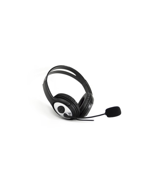 coolCHAT 3.5 Auriculares Diadema Conector de 3,5 mm Negro, Plata