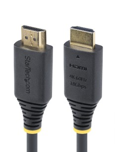 Cable HDMI Certificado Premium de Alta Velocidad de 2,4m - 4K 60Hz/1440p 144Hz - HDR10/HDCP 2.2/ARC - 18Gbps - Cable HDMI 2.0 UH
