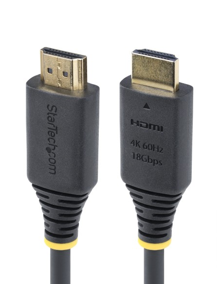 Cable HDMI Certificado Premium de Alta Velocidad de 2,4m - 4K 60Hz/1440p 144Hz - HDR10/HDCP 2.2/ARC - 18Gbps - Cable HDMI 2.0 UH
