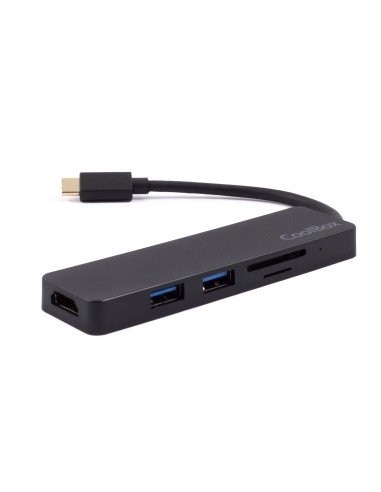 miniDock USB-C Lite 2 USB 3.2 Gen 1 (3.1 Gen 1) Type-C Negro