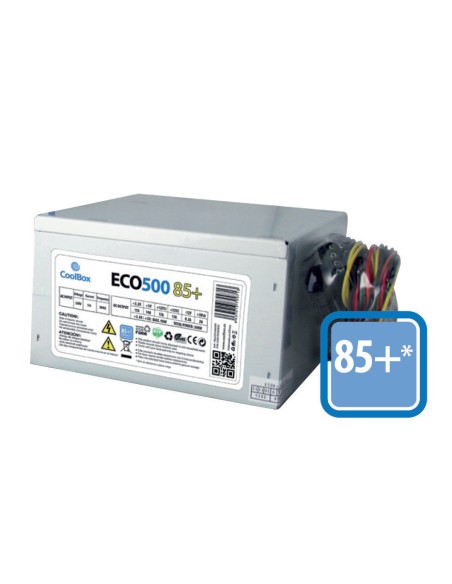 ECO500 85+ unidad de fuente de alimentación 300 W 20+4 pin ATX ATX Gris