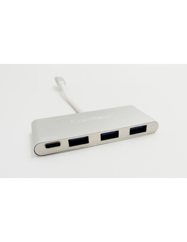 COO-HUC3U3PD hub de interfaz USB 3.2 Gen 1 (3.1 Gen 1) Type-C 5000 Mbit/s Aluminio
