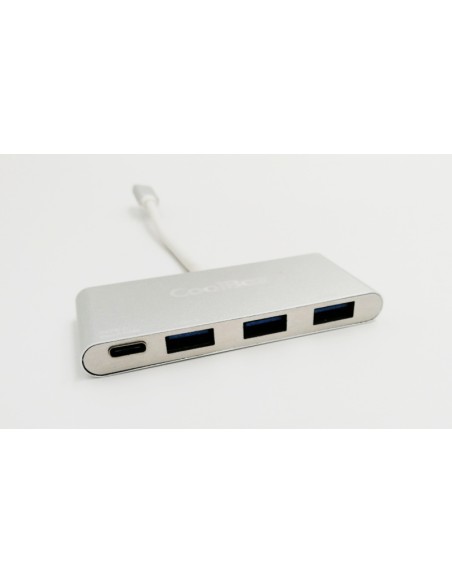 COO-HUC3U3PD hub de interfaz USB 3.2 Gen 1 (3.1 Gen 1) Type-C 5000 Mbit/s Aluminio