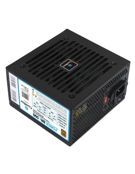 Force BR-500 unidad de fuente de alimentación 500 W 20+4 pin ATX ATX Negro