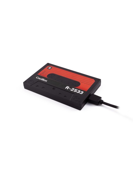 SlimChase R-2533 Carcasa de disco duro/SSD Negro, Rojo 2.5"