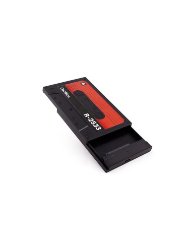 SlimChase R-2533 Carcasa de disco duro/SSD Negro, Rojo 2.5"