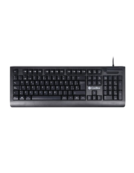 COO-TEC04DNI teclado USB QWERTY Español Negro COO-TEC04DNI teclado USB QWERTY Español Negro