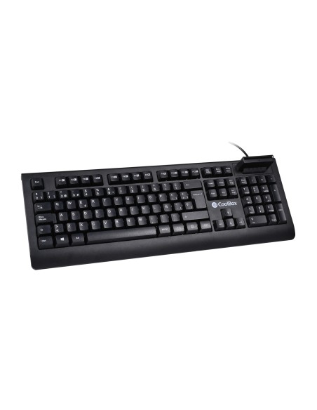 COO-TEC04DNI teclado USB QWERTY Español Negro COO-TEC04DNI teclado USB QWERTY Español Negro