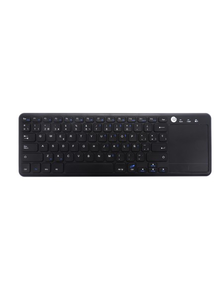 CoolTouch teclado RF inalámbrico QWERTY Español Negro CoolTouch teclado RF inalámbrico QWERTY Español Negro