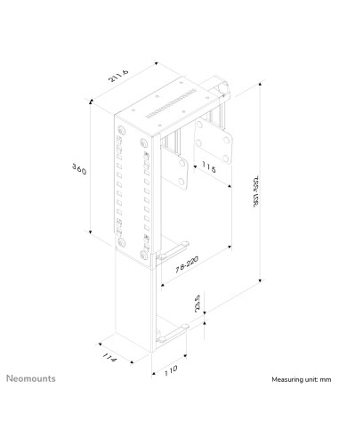 Soporte de PC para escritorio